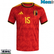 Belgium Thomas Meunier #15 Replica Home Shirt World Cup 2026 Short Sleeve